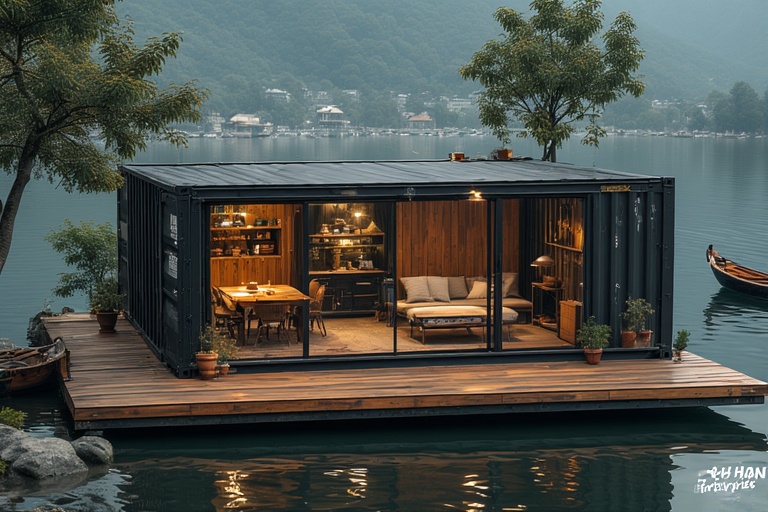 Container Home in Srinagar by Dal Lake - Premium MS containers and portable cabins